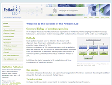 Tablet Screenshot of fotiadislab.com